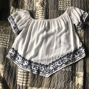 Off the shoulder top